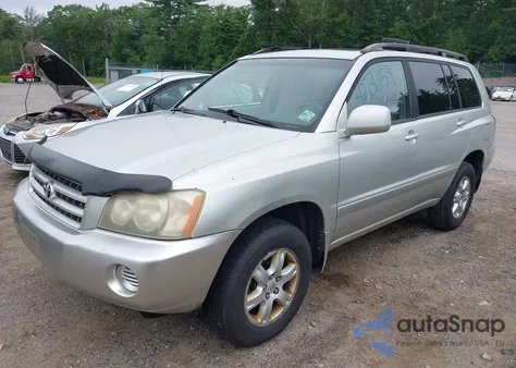 2003 Toyota Highlander V6 from USA, damaged, VIN JTEHF21A330155355